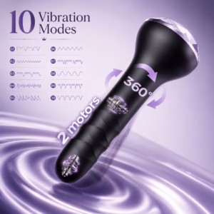 Rotating Vibrating Anal Plug Massager