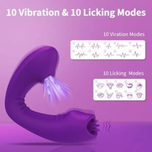 Vibrador Inalambrico con Succionador en "U"