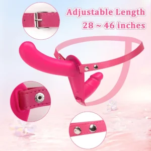 Strap U - Double Vibrating Dildo Strap-On Harness - Lesbico