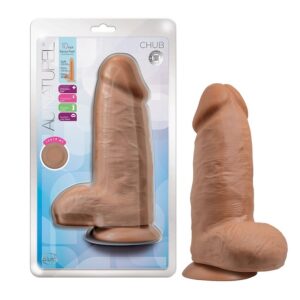 Au Naturel Dildo Chub 10" (25.5cm) - Mocha